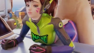 Dva Nano Doggystyle Overwatch Animation 3D with Sound