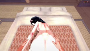 POV fucking Nezuko Kamado and cumming inside her – Demon Slayer Hentai