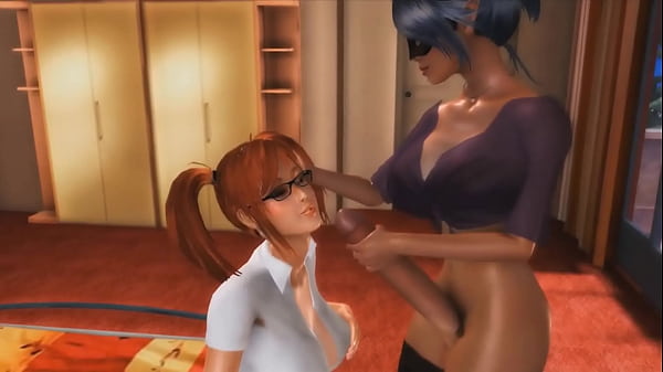 Sexy ebony Tranny fucks teen Girl, Cum Compilation – 3D Cartoon Futanari Animation Game